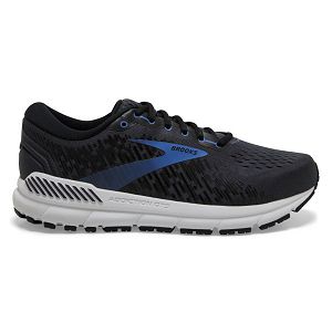 Brooks Addiction GTS 15 Men's Road Running Shoes Black / Blue / White | USA-920473