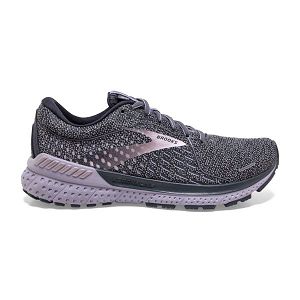 Brooks Adrenaline GTS 21 Women's Road Running Shoes Grey / Purple | USA-31658