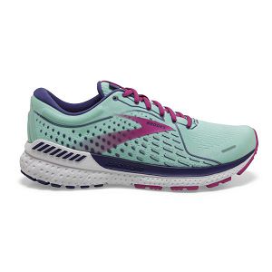 Brooks Adrenaline GTS 21 Women's Road Running Shoes Navy / Blue / Fuchsia | USA-46875