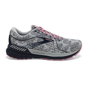 Brooks Adrenaline GTS 21 Women's Road Running Shoes White / Black / Coral | USA-729405