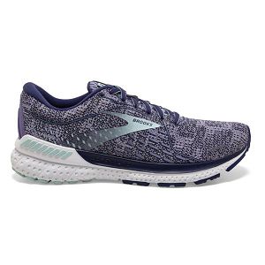 Brooks Adrenaline GTS 21 Women's Road Running Shoes Purple / Blue / White | USA-789165