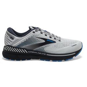 Brooks Adrenaline GTS 22 Men's Road Running Shoes Grey / Blue / Black | USA-182304