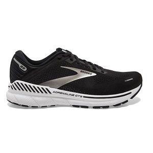 Brooks Adrenaline GTS 22 Men's Road Running Shoes Black / Silver / White | USA-451890