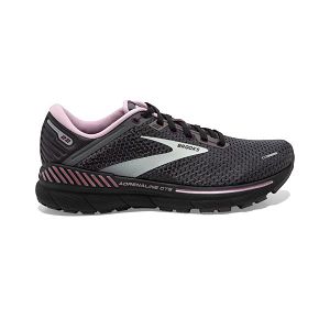 Brooks Adrenaline GTS 22 Women's Road Running Shoes Grey / Pink / White | USA-179648