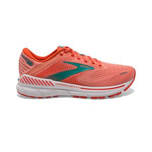 Brooks Adrenaline GTS 22 Women's Road Running Shoes Orange / Green / White | USA-341509