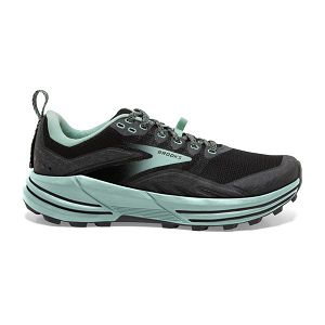 Brooks Cascadia 16 Women's Trail Running Shoes Black / Green | USA-127430