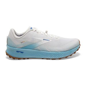 Brooks Catamount Men's Trail Running Shoes White / Blue / Brown | USA-370629