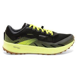 Brooks Catamount Men's Trail Running Shoes Black / Yellow / Brown | USA-614582