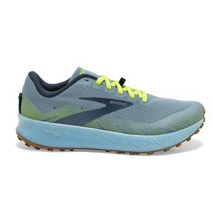 Brooks Catamount Women's Trail Running Shoes Blue / Yellow / Green | USA-819743