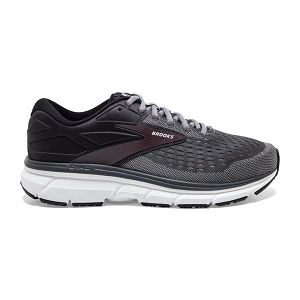 Brooks Dyad 11 Men's Road Running Shoes Black / Grey / White | USA-820973