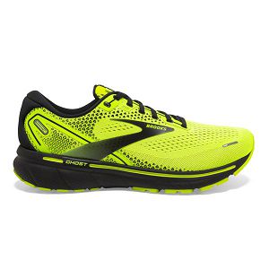 Brooks Ghost 14 Men's Road Running Shoes Yellow / Black | USA-13527