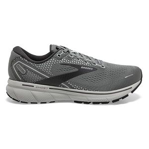 Brooks Ghost 14 Men's Road Running Shoes Grey / White | USA-281076