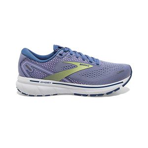 Brooks Ghost 14 Women's Road Running Shoes Purple / Blue / Yellow | USA-287310