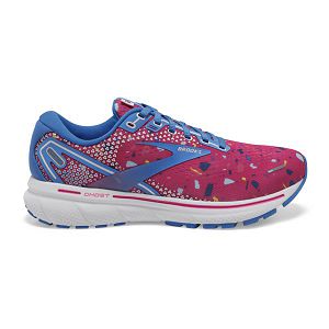 Brooks Ghost 14 Women's Road Running Shoes Red / Blue / White | USA-416509