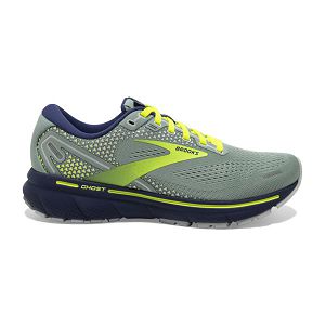 Brooks Ghost 14 Women's Road Running Shoes Blue / Green / Yellow | USA-601375