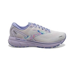 Brooks Ghost 14 Women's Road Running Shoes White / Purple / Pink | USA-796042