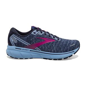 Brooks Ghost 14 Women's Road Running Shoes Blue / Red | USA-92861