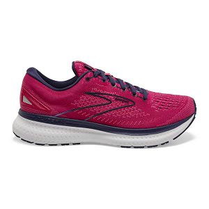 Brooks Glycerin 19 Women's Road Running Shoes Red / Purple / White | USA-178593