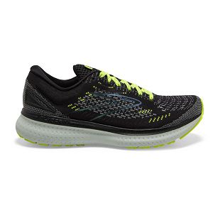 Brooks Glycerin 19 Women's Road Running Shoes Black / Yellow / Grey | USA-258903