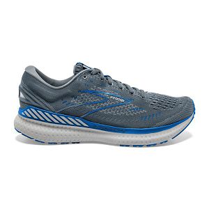 Brooks Glycerin GTS 19 Men's Road Running Shoes Grey / Blue / White | USA-241087