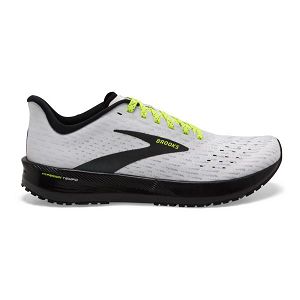 Brooks Hyperion Tempo Men's Road Running Shoes White / Yellow / Black | USA-250631