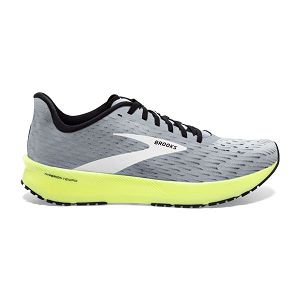 Brooks Hyperion Tempo Men's Road Running Shoes Grey / Black / Yellow | USA-374256