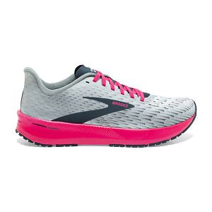 Brooks Hyperion Tempo Women's Road Running Shoes Grey / Navy / Pink | USA-106794