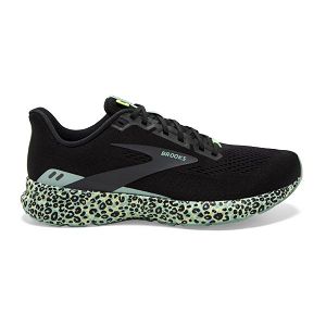 Brooks Launch 8 Women's Road Running Shoes Black / Blue / Yellow | USA-394506