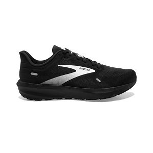 Brooks Launch 9 Men's Road Running Shoes Black / White | USA-654237