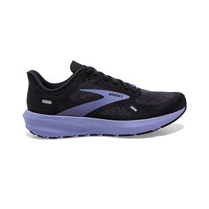 Brooks Launch 9 Women's Road Running Shoes Black / Purple | USA-873691