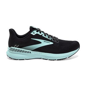 Brooks Launch GTS 8 Women's Road Running Shoes Black / Blue | USA-340127