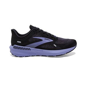 Brooks Launch GTS 9 Women's Road Running Shoes Black / Purple | USA-417263