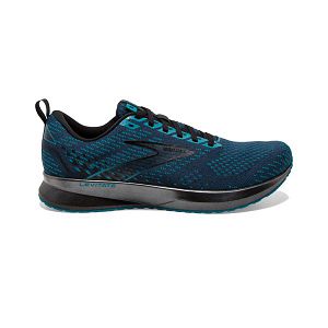 Brooks Levitate 5 Men's Road Running Shoes Navy / Green / Black | USA-569813