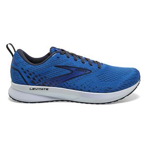 Brooks Levitate 5 Men's Road Running Shoes Blue / Black / White | USA-854239