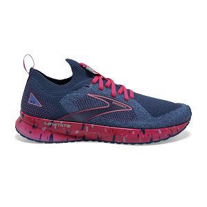 Brooks Levitate StealthFit 5 Women's Road Running Shoes Blue / Red | USA-498173