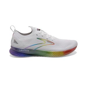 Brooks Levitate StealthFit 5 Women's Road Running Shoes White / Multicolor | USA-802451