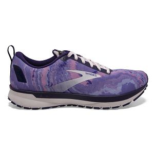 Brooks Revel 4 Women's Road Running Shoes Purple / Silver / Black | USA-729538