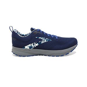 Brooks Revel 5 Men's Road Running Shoes Blue / White / Grery | USA-519286