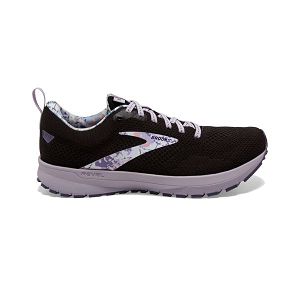 Brooks Revel 5 Women's Road Running Shoes Black / Purple / White | USA-796542