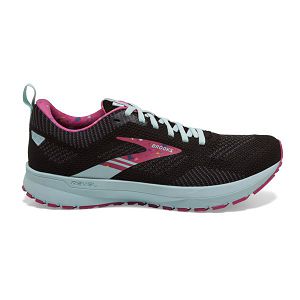 Brooks Revel 5 Women's Road Running Shoes Black / Red / Blue | USA-806743