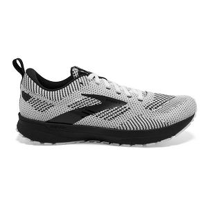 Brooks Revel 5 Women's Road Running Shoes White / Black | USA-972543