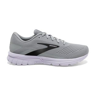 Brooks Signal 3 Women's Road Running Shoes Grey / Black / Purple | USA-920635