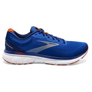 Brooks Trace Men's Road Running Shoes Blue / Navy / Orange | USA-653079