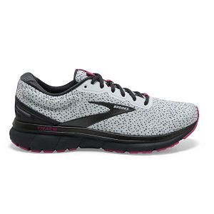 Brooks Trace Women's Road Running Shoes Grey / Black / Red | USA-316450