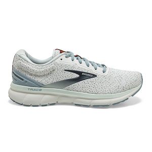 Brooks Trace Women's Road Running Shoes Grey / Blue / Black | USA-602751