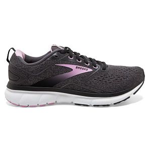 Brooks Transmit 3 Women's Road Running Shoes Grey / Pink / White | USA-846931