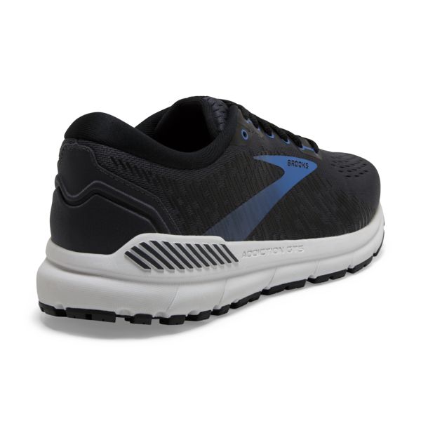 Brooks Addiction GTS 15 Men's Road Running Shoes Black / Blue / White | USA-920473