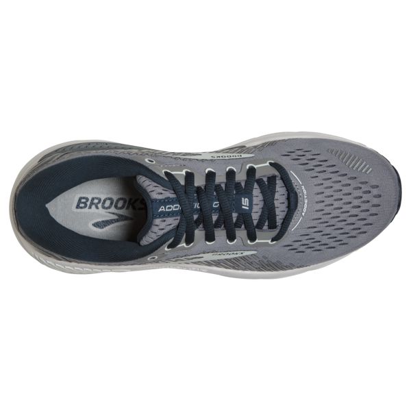 Brooks Addiction GTS 15 Women's Road Running Shoes Grey / Navy / White | USA-297453