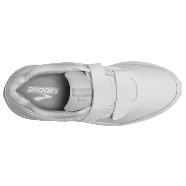 Brooks Addiction Walker V-Strap 2 Men's Walking Shoes White | USA-201765