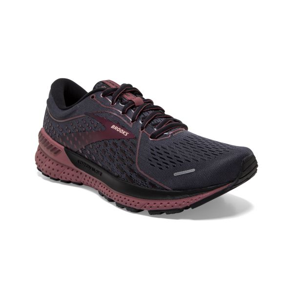 Brooks Adrenaline GTS 21 Women's Road Running Shoes Black / Brown | USA-265810